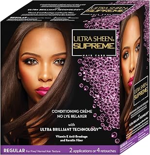 Ultra Sheen Supreme Relaxer Kit Regular (Pack of 4)