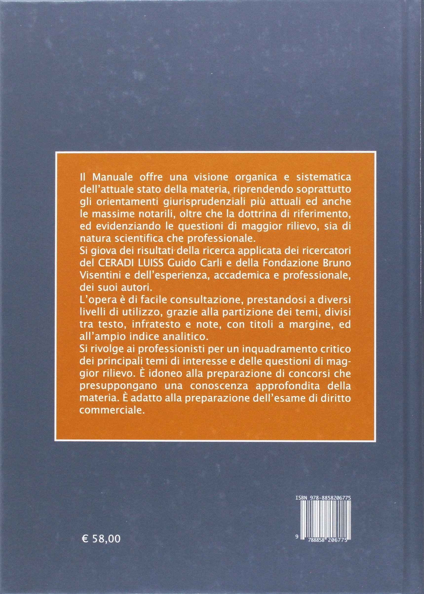 Manuale di diritto commerciale