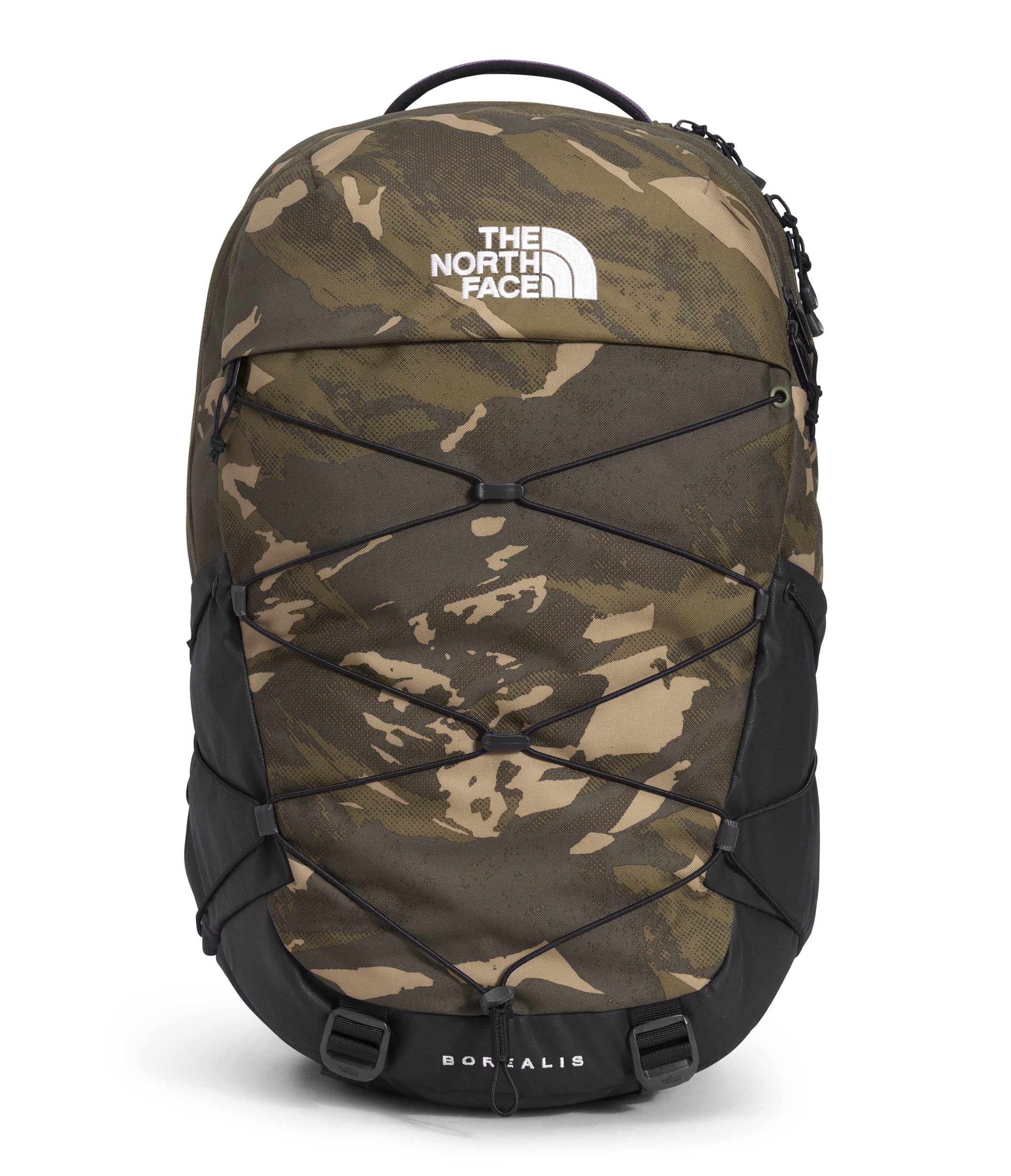 The North Face Bohemian Taupe Green Snow Cap, Mountain Print/TNF Black, Free Size, Taupe Green Snow Cap Mountain Print/TNF Black