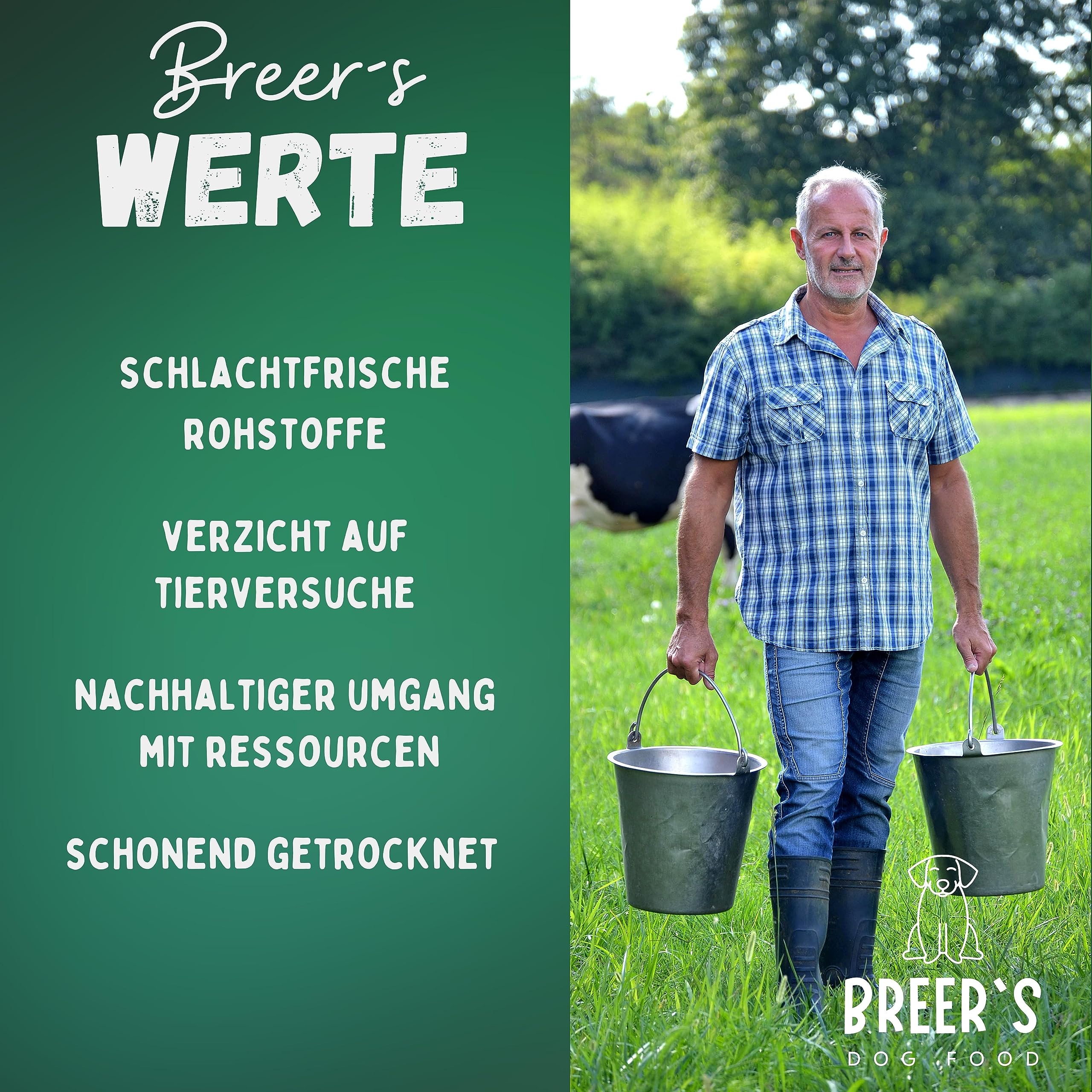 BREERs Getrocknete Schweineohren für Hunde 2 Kg Kauartikel aus Schwein, Hundeleckerli getreidefrei, Kausnack, Leckerli Hund, eigene deutsche Herstellung