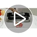 Bonsenkitchen Vacuum Sealer Machine, Globefish Technology for Perfect Vacuum Sealing, Powerful Low-Noise Food Vacuum Sealer with Easy Handle Design, Built-in Cutter and Bag Storage, 2 Bag Rolls