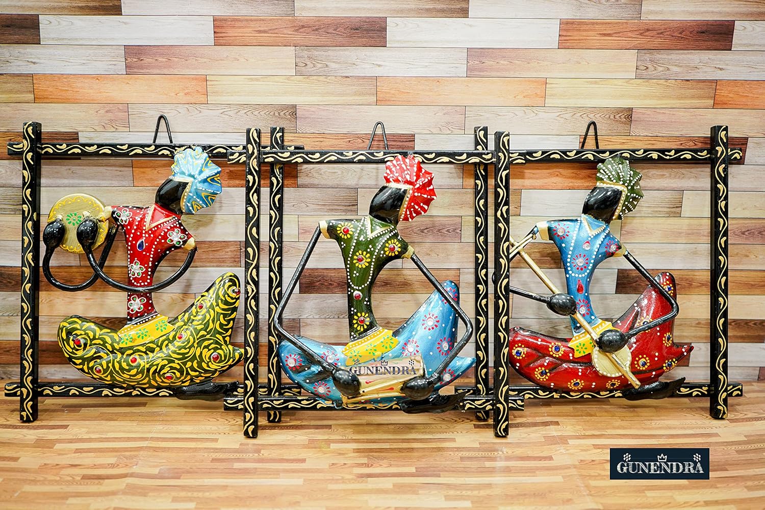 Buy GUNENDRA Crafts Metal Rajasthani Musicians Item showpiece