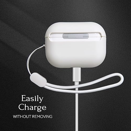 Miniatura 7 de COLLECTIVE HOME - Funda AirPods Pro de 1 y 2 generación, diseño de letras personalizadas, elegante y seguro con cordón, material de TPU de alta