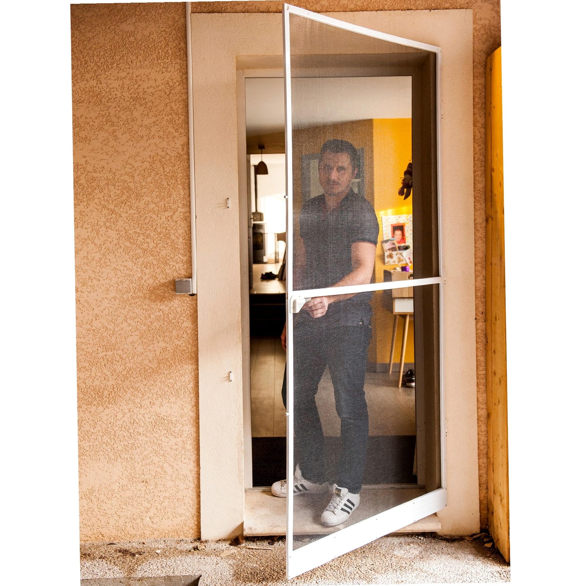 WERKA PRO Insect Door Aluminium Frame 215 x 100 cm