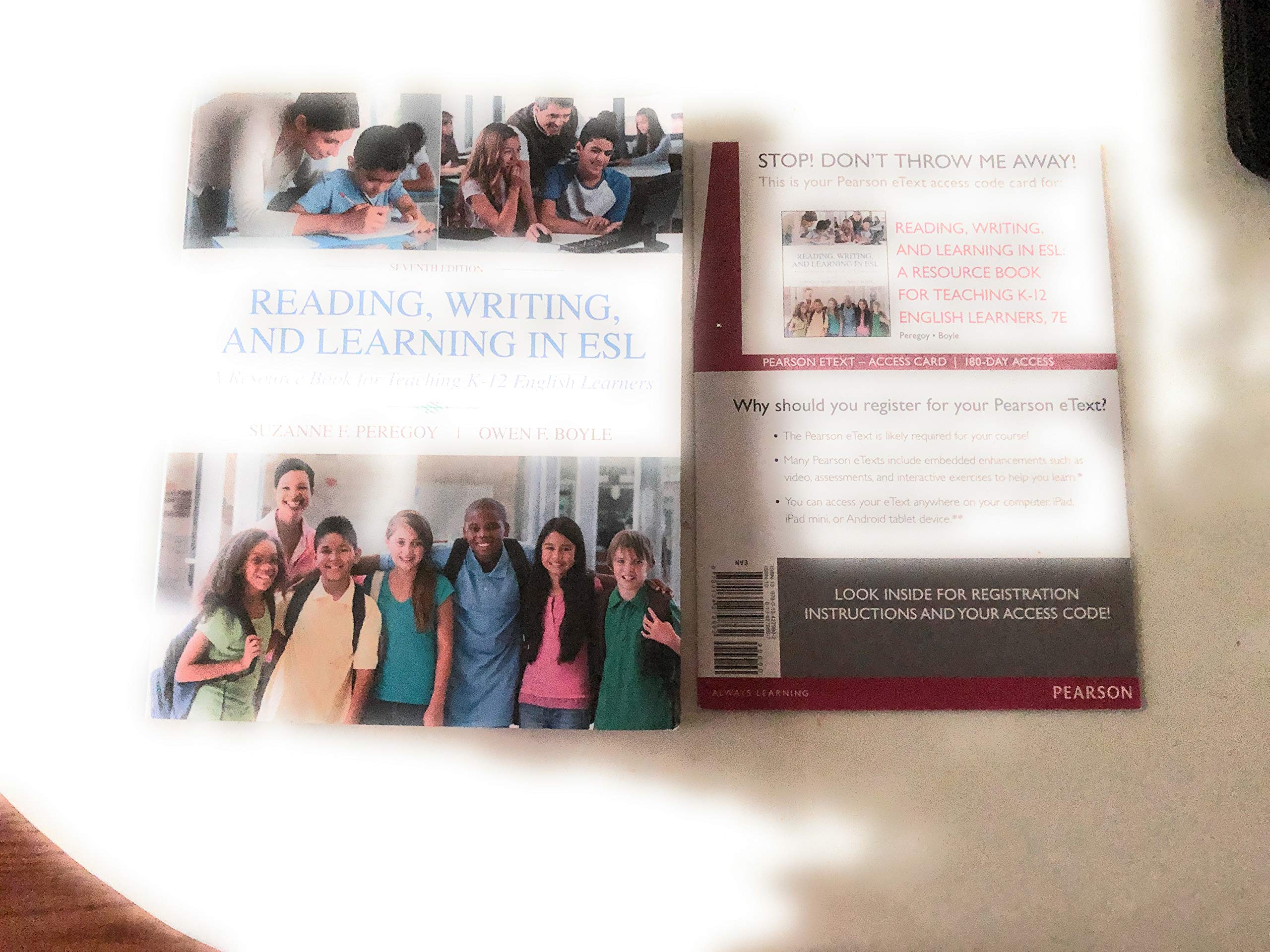 Reading, Writing and Learning in ESL A Resource Book for