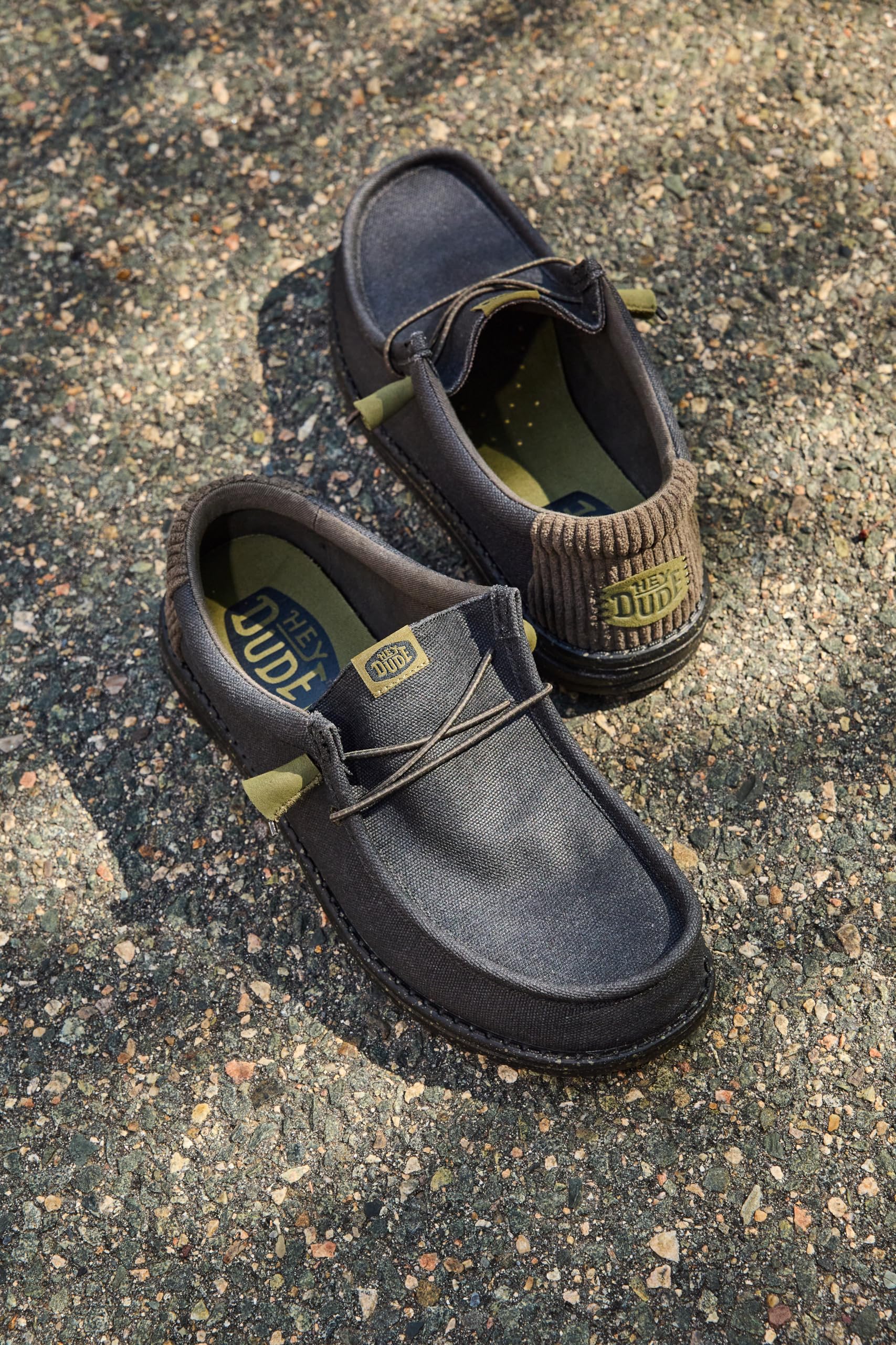 HEYDUDE Wally Waxed Casual MoccasinHomme
