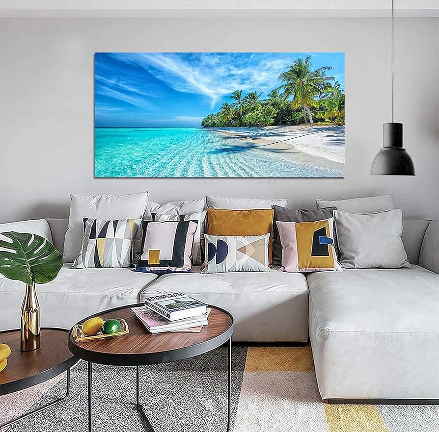 常夏のバリ サンセット 絵画 壁掛け 壁飾り インテリアアート 風景画