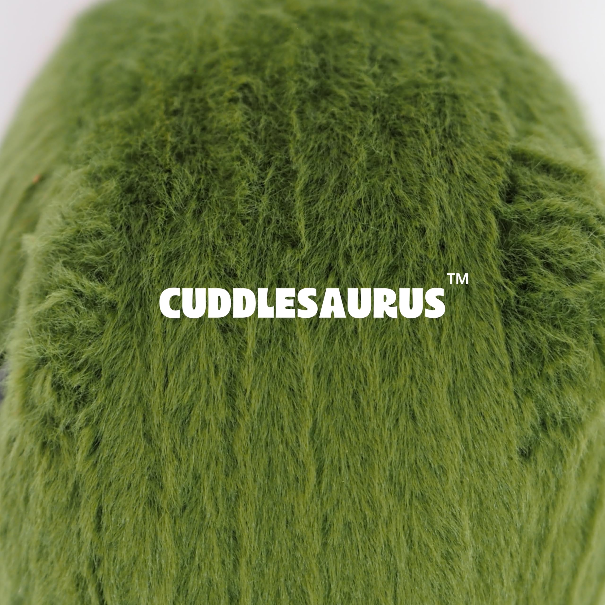 Ljuk® Cuddlesaurus™ Peluche de dinosaurio T-Rex supersuave, 30 cm, verde, regalo para niños y niñas, dinosaurio (verde)