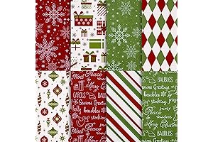 Whaline 160 Sheet Christmas Vintage Xmas Gift Wrapping Tissue Paper