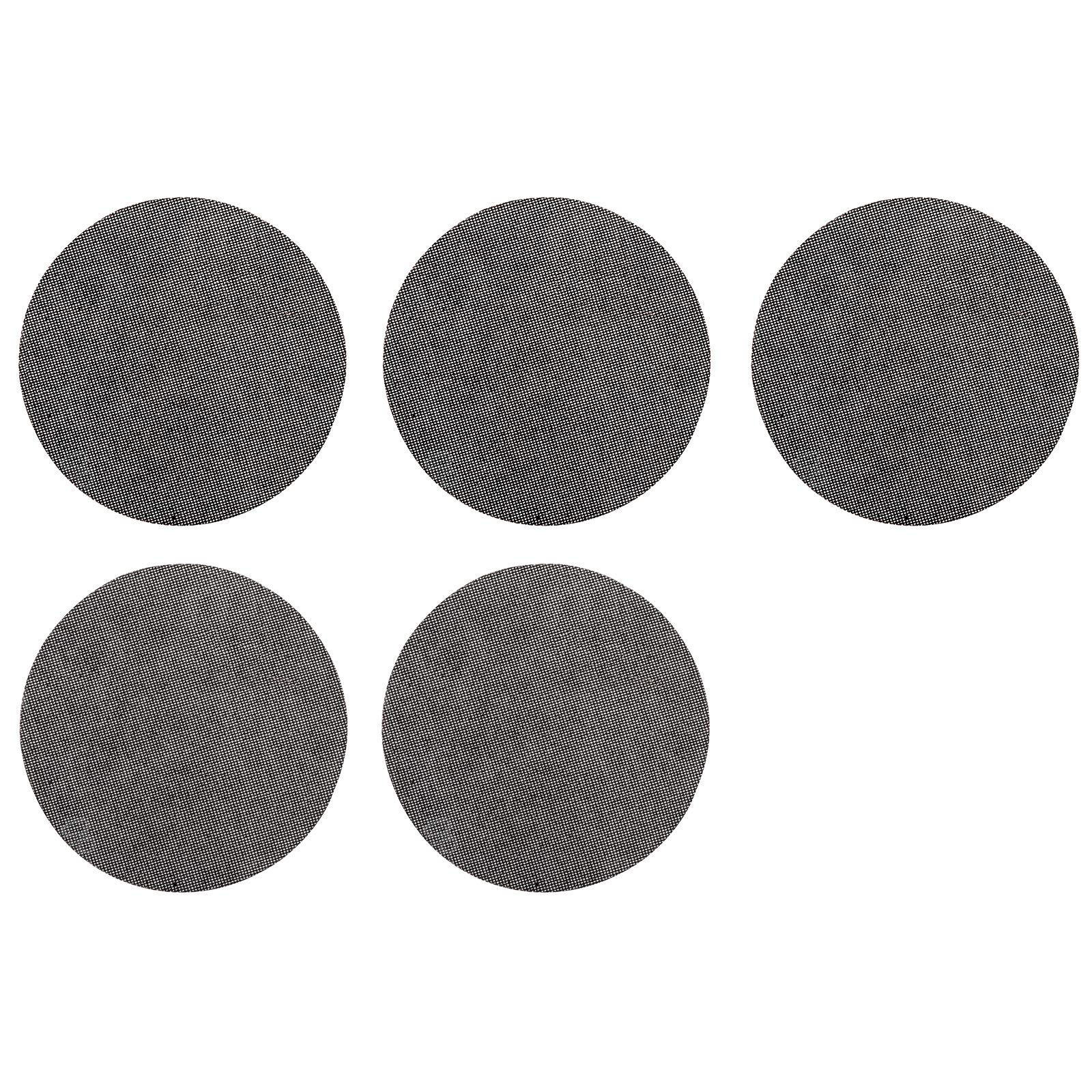 kwb by Einhell 5-Piece Set of Grille Sandpaper Wall Processing System Accessories Diameter 180 mm 3x P80 and 2x P120 with Micro Velcro Adhesive, Suitable for Wall Processing System TE-DW 180