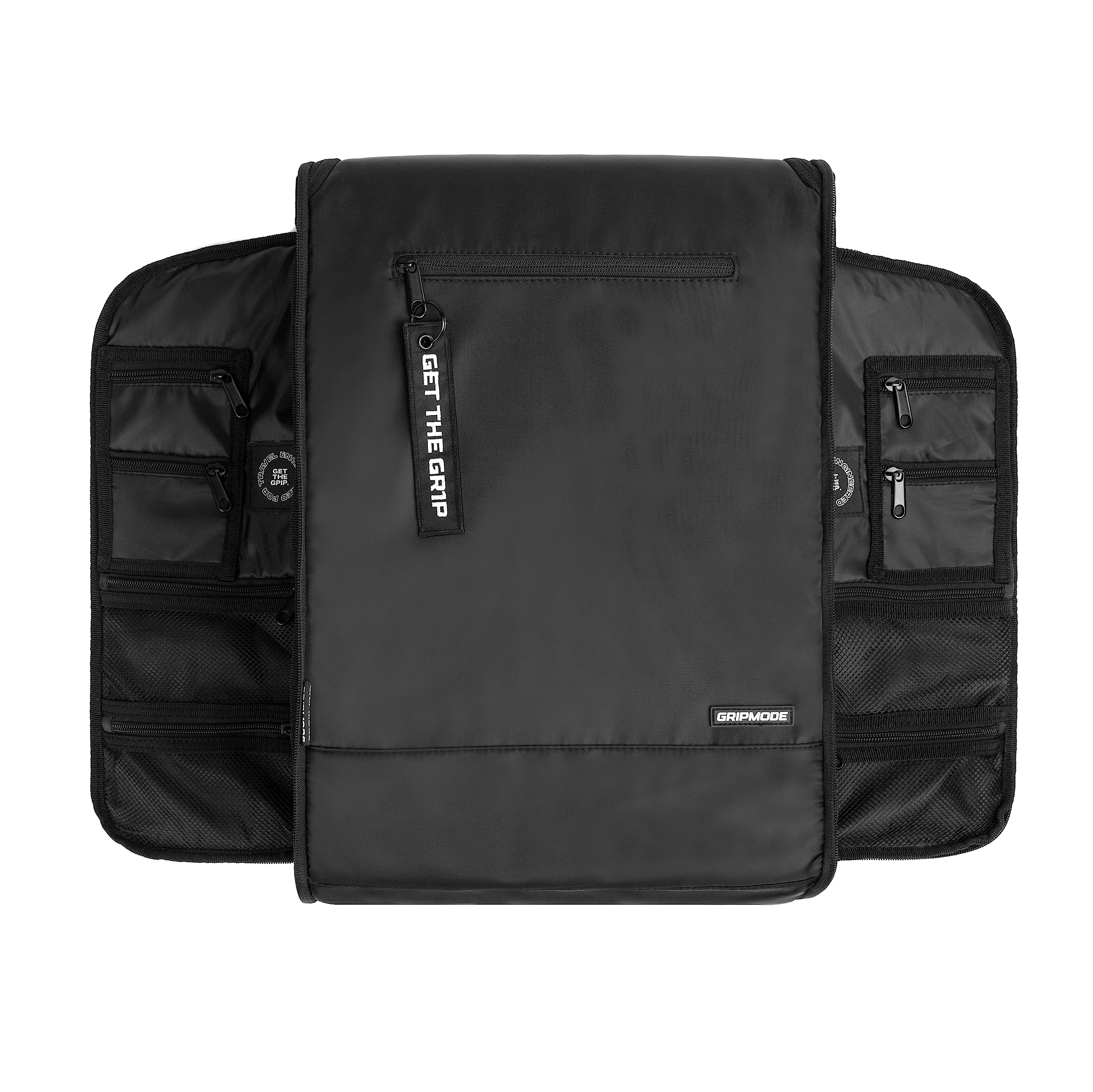 GRIPMODE Reiserucksack mit Laptopfach Schwarz - Rucksack mit Zwei verstellbaren und abnehmbaren Innenwänden - 27L Fassungsvermögen Sportrucksack für Damen und Herren