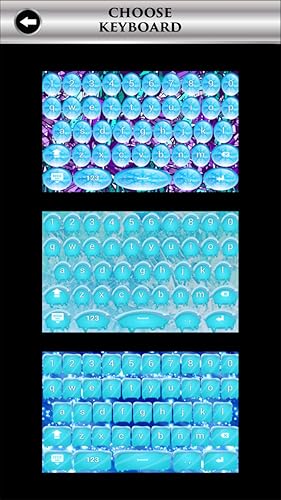 Cristais de gelo Teclados