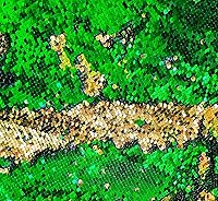 Vista 6 de Tela sensorial de lentejuelas para pared para niños, lentejuelas grandes de 0.2 pulgadas, materiales sensoriales sensoriales para niños pequeños