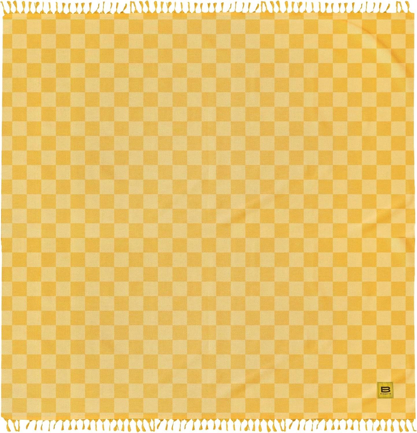 Big Blanket Co Big Beachy Beach Blanket 10x10 ft Bright Checkered