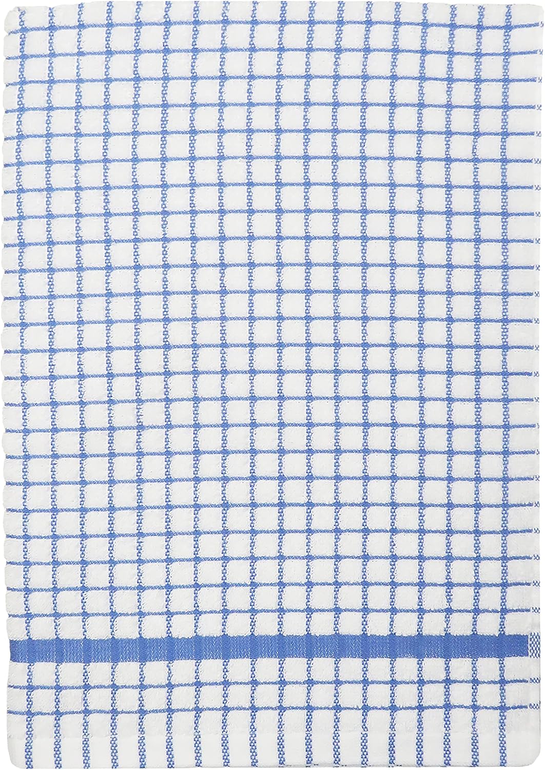 Samuel Lamont Poli-dri Towel White with Cornflower Blue