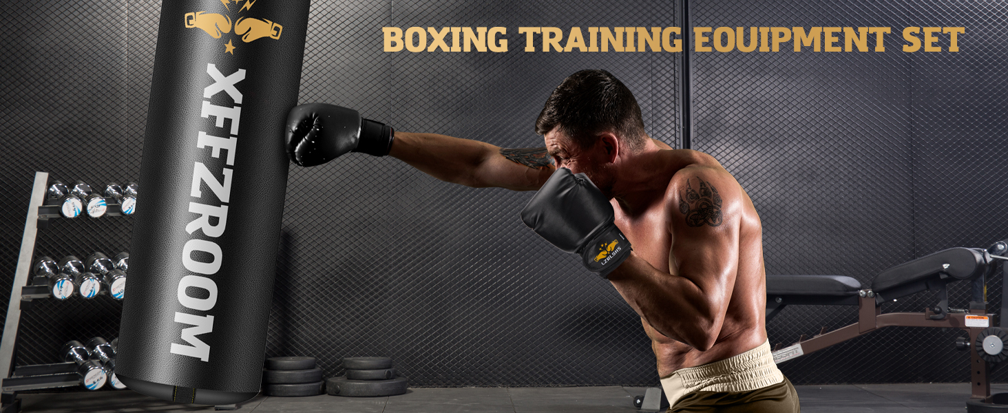 Amazon.com : xffzroom Punching Bag for Adults, 4ft PU Leather 6 in