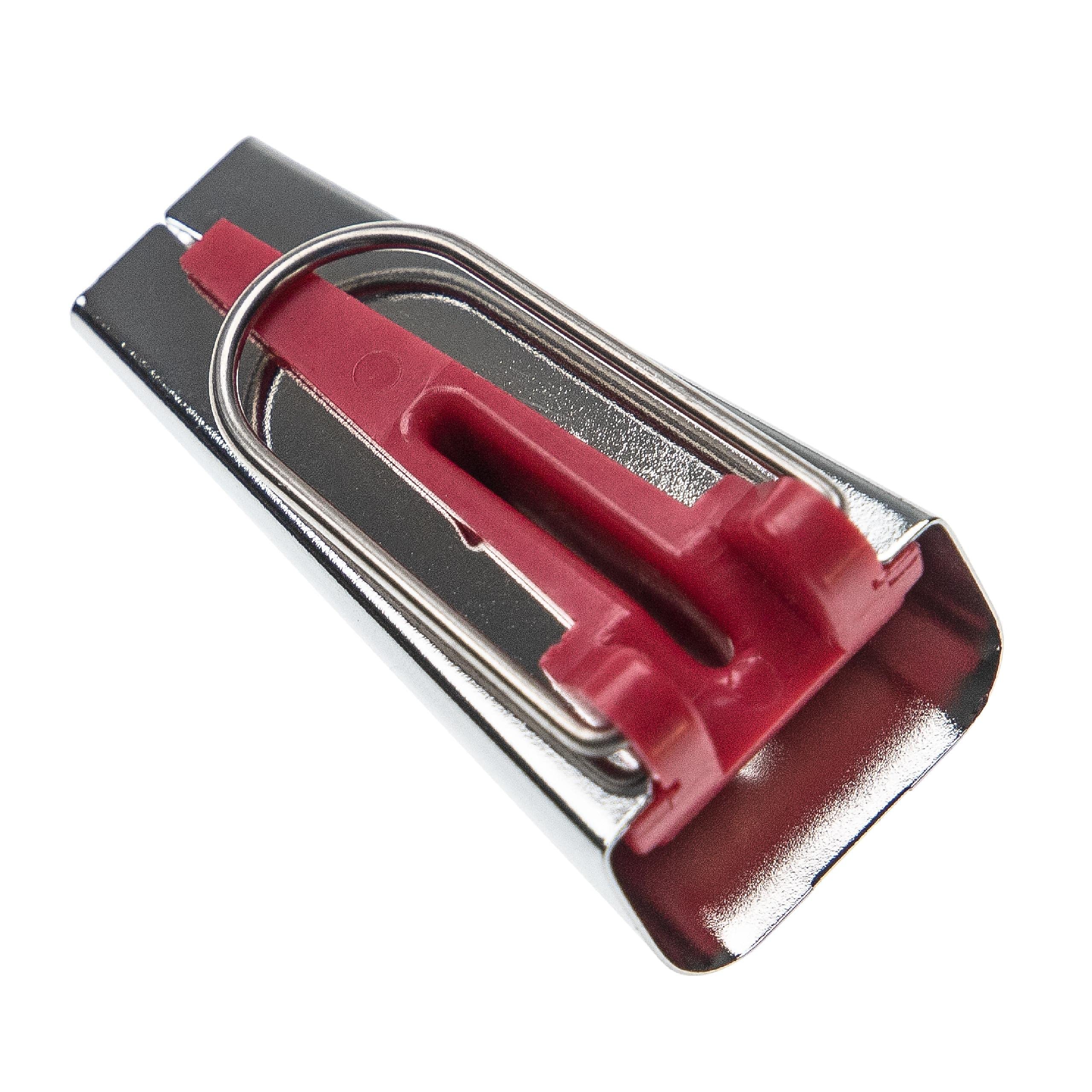 Vhbw Bias Tape Maker 25mm - Strumento Per Nastri Sbieco In Acciaio Per Cucito E Patchwork - 2