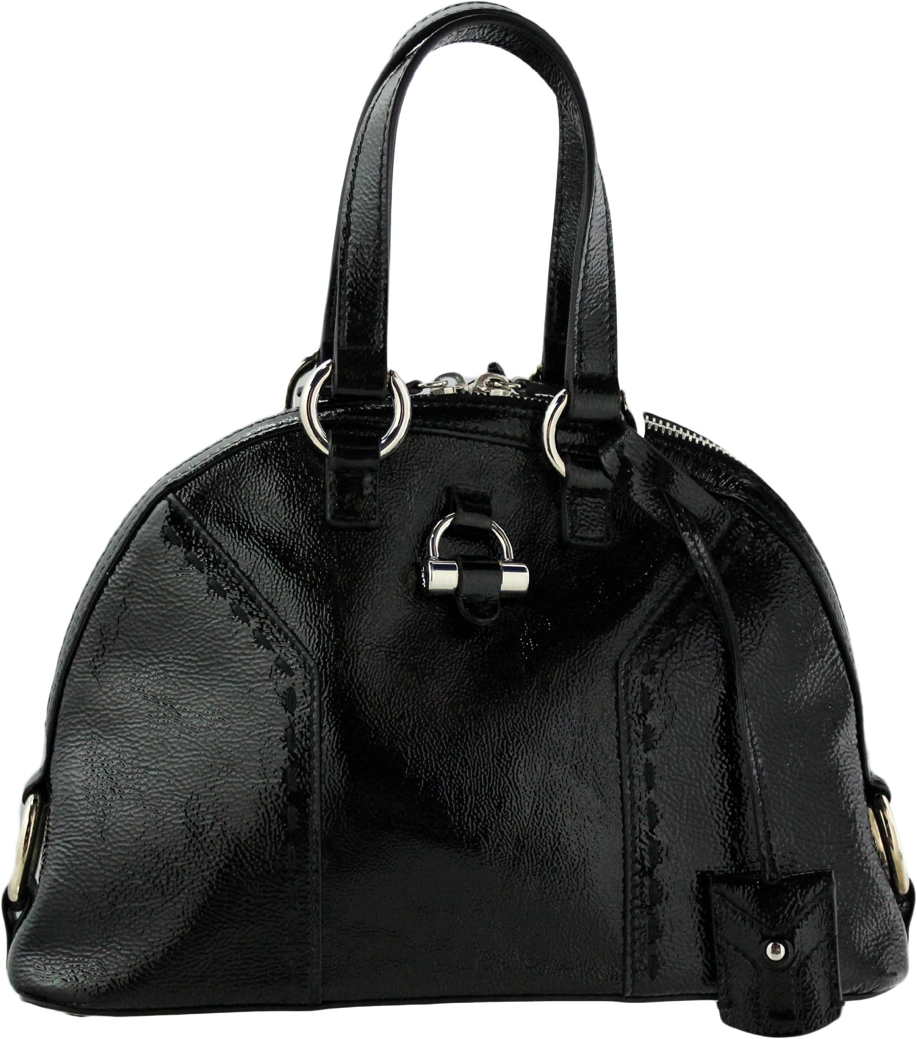 Yves Saint Laurent Mini Muse Black Patent Handbag