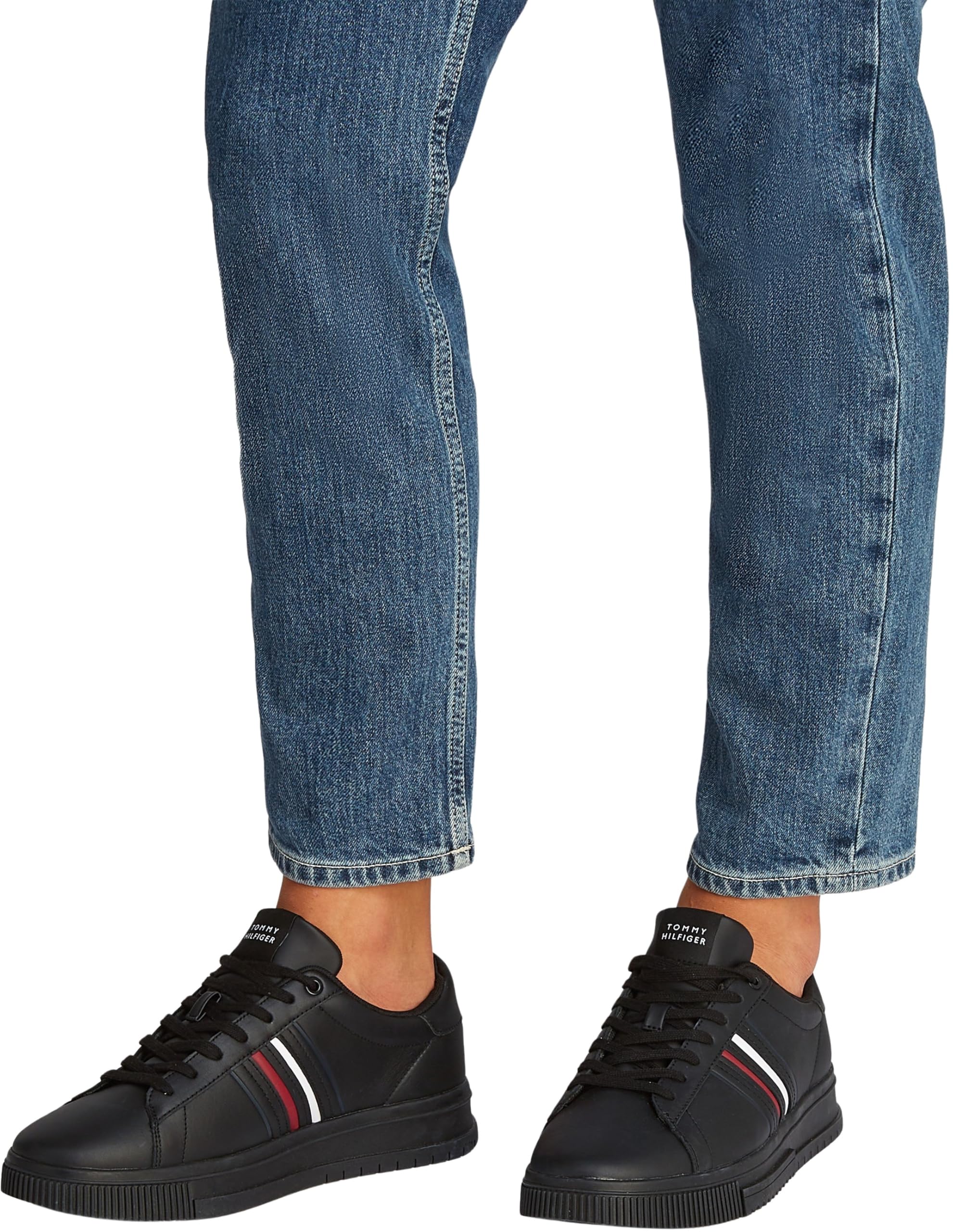 Tommy Hilfiger Sneaker con Suela Cupsole Hombre Modern Stripes con Logotipo