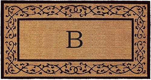 Miniatura 9 de Calloway Mills AZ120073048M Augusta - Felpudo con monograma, 30 x 48 pulgadas (letra M)