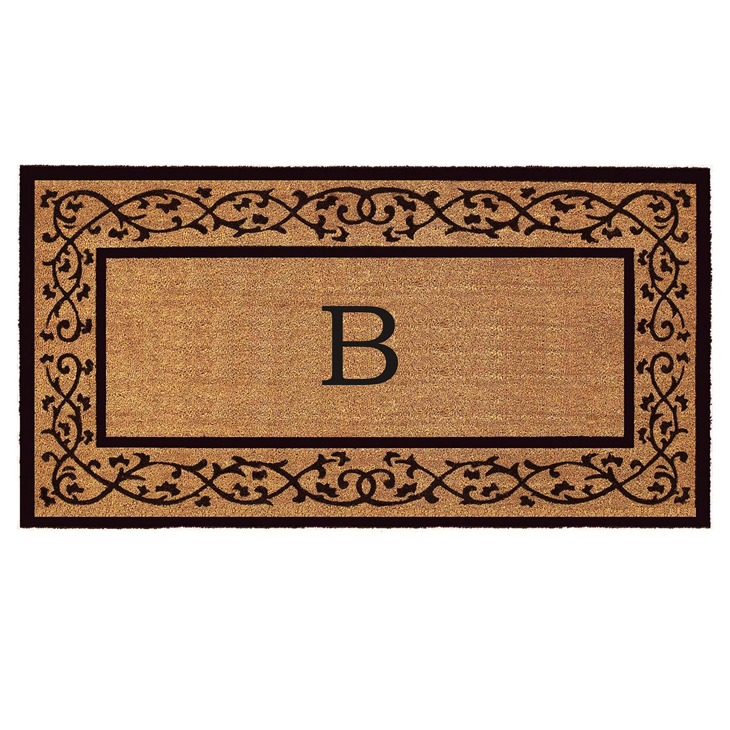 Calloway Mills AZ120073048B Augusta Monogram Doormat, 30" x 48" (Letter B)