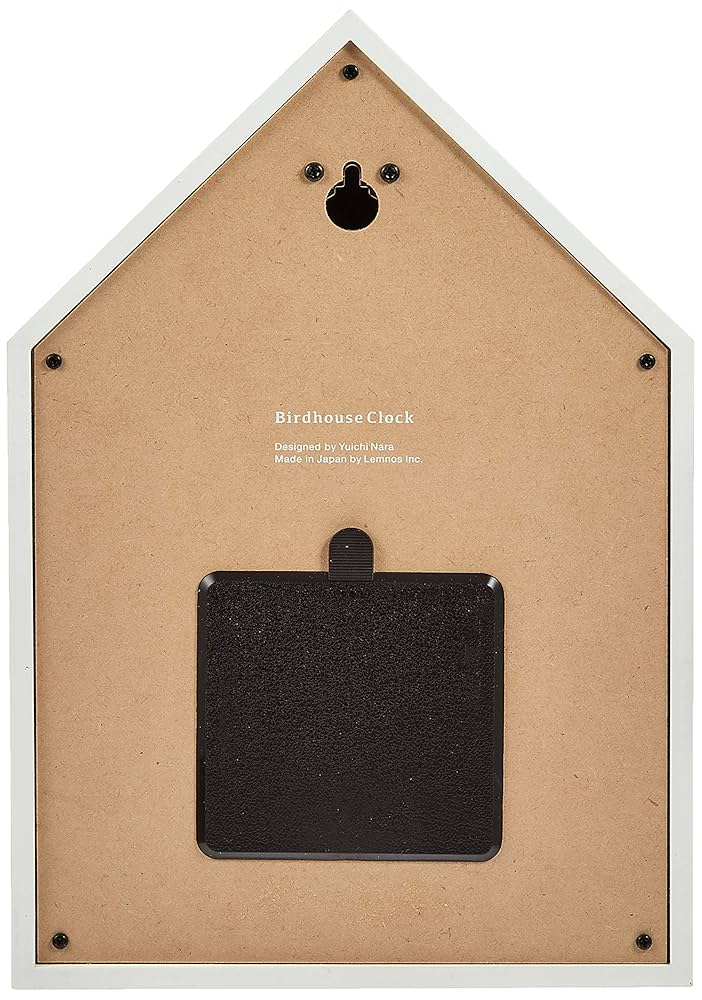 レムノス カッコー時計 鳩時計 NY16-12 WH Lemnos Birdhouse Clock バードハウス クロック - CASA - レムノス