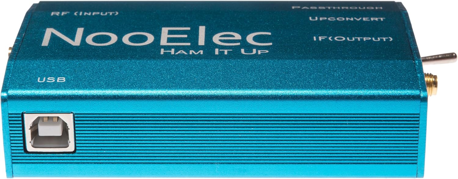 Extruded Aluminum Enclosure Kit, Blue, for Ham It Up v1.3 RF Upconverter for NESDR and RTL-SDR radios
