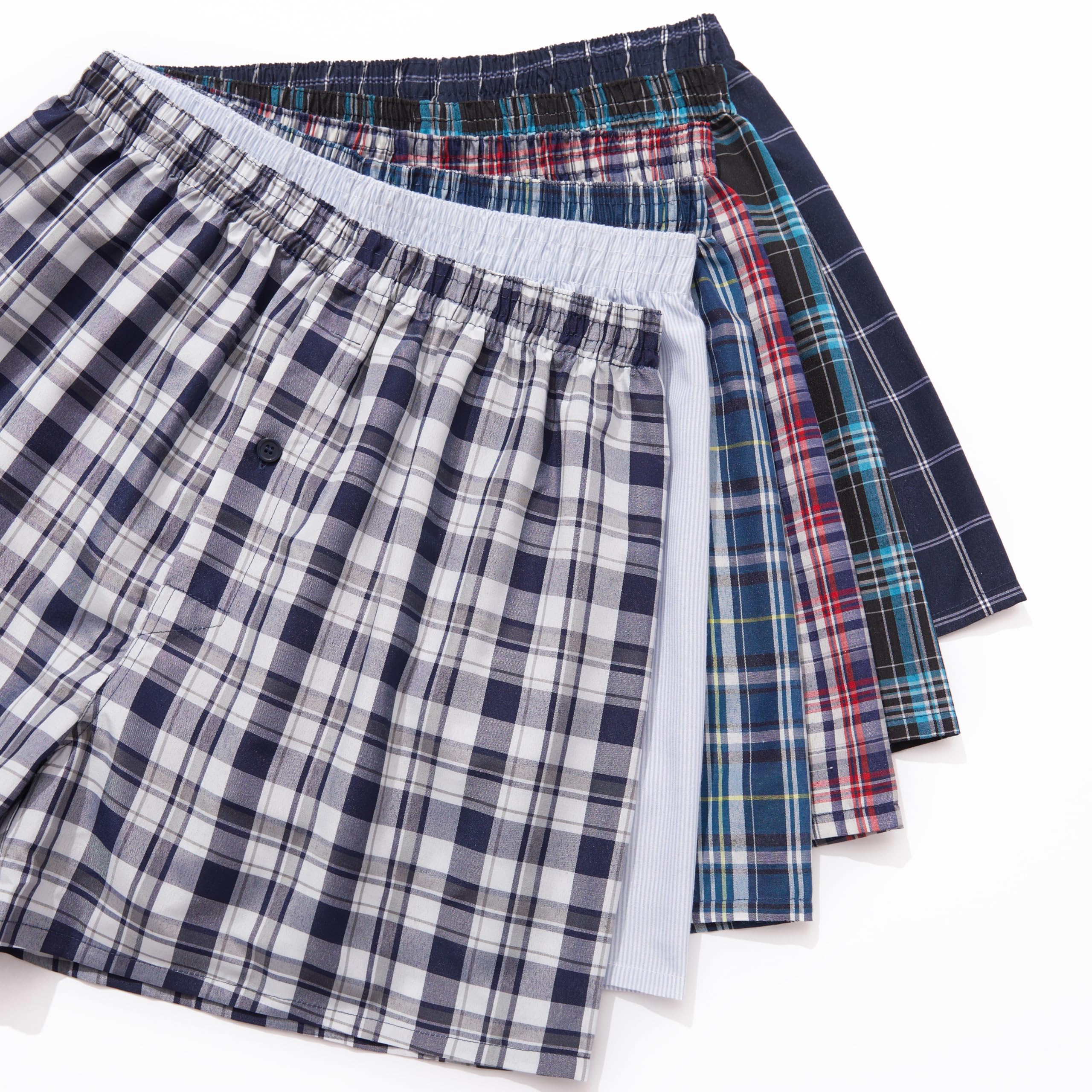 JupiterSecret Calzoncillos Hombre Boxer Americanos, Algodón Suave, Cómodos Boxer Hombre Pack, Cintura Elástica, 6 o 10 Piezas