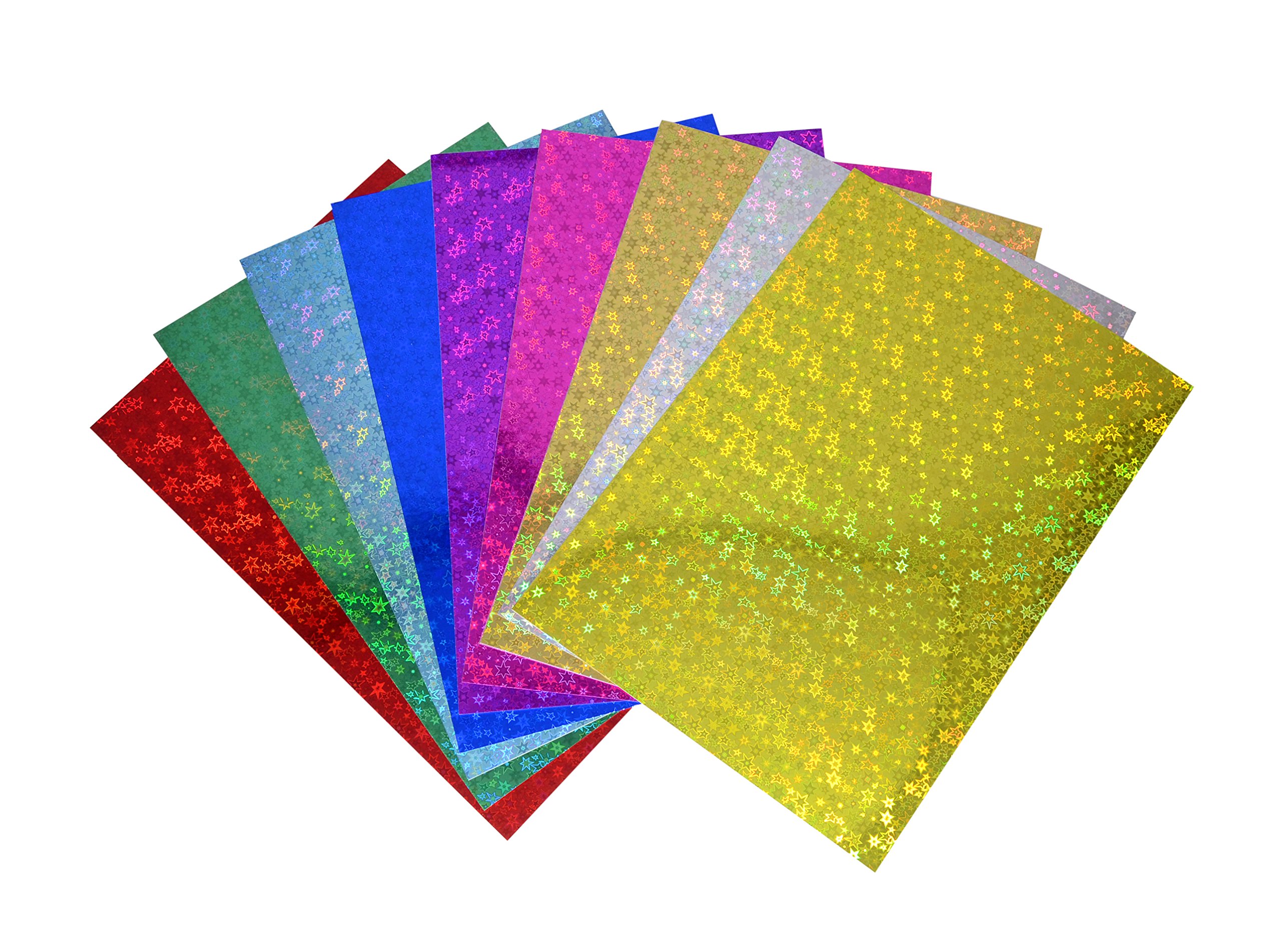 A4 Holographic Card 30 Sheets - Assorted colours