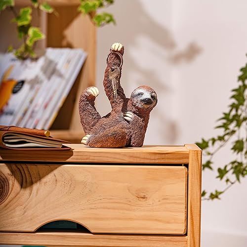 Miniatura 7 de Llavero magnético, bonito llavero magnético de estatua de perezoso perezoso que mantiene las llaves y objetos de metal en su lugar de forma segura