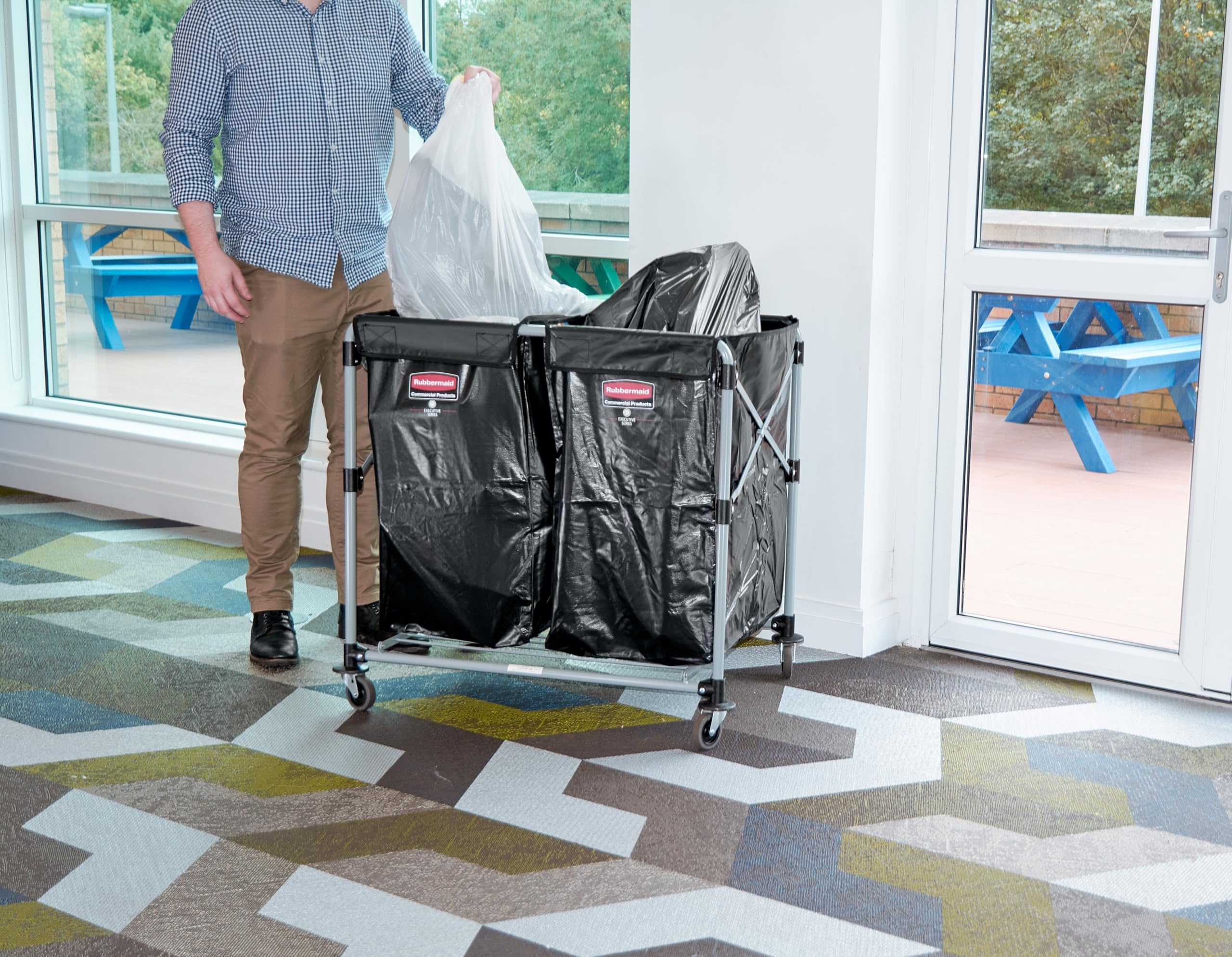 Amazon.com: Rubbermaid Commercial Products 1871644 X Cart Folding