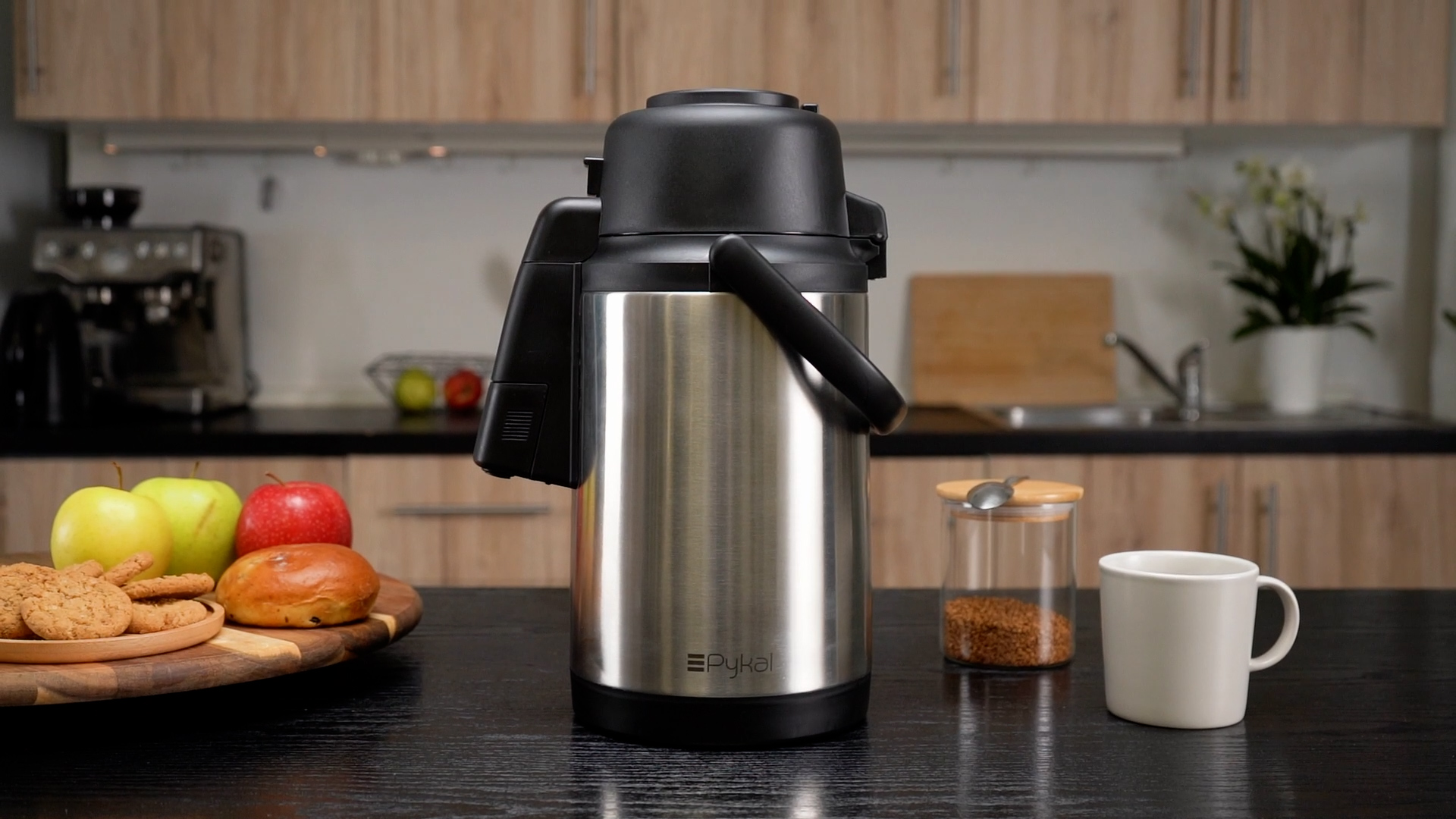 Watch Pykal Airpot - Thermal Coffee Carafe - Adjustable Nozzle on