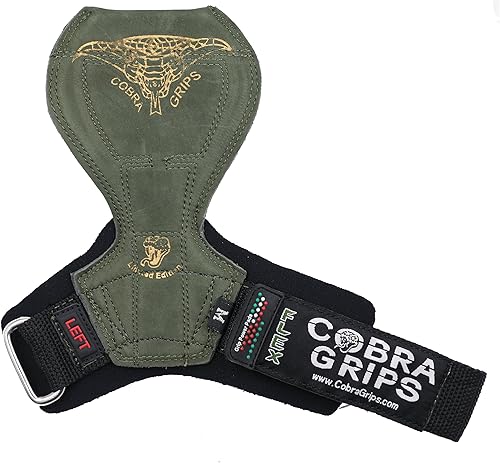 Miniatura 5 de 2018 Cobra Grips Flex Modelo Guantes de Levantamiento de Pesas Correas Resistentes Ganchos de Elevación de Potencia Alternativa para Peso Muerto con