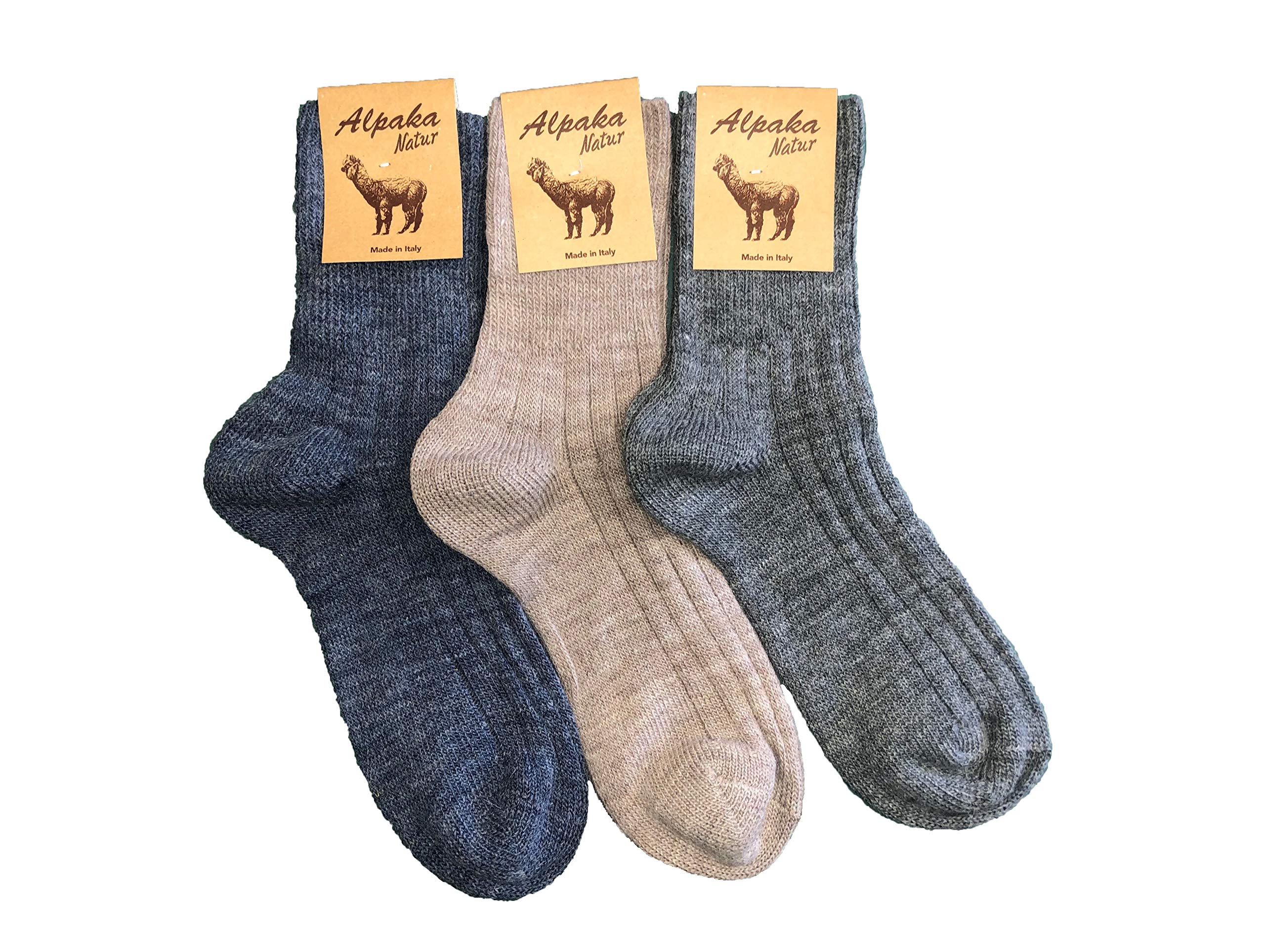 DAC calze corte Donna in alpaca – 6 Paia Lady Alpaka – Made in Italy – Taglia Unica Donna