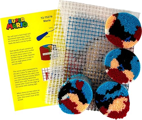 Miniatura 4 de Dimensions 72-75279 Nintendo Super Mario Brothers - Juego de ganchos para principiantes, 12 x 12 pulgadas, multicolor