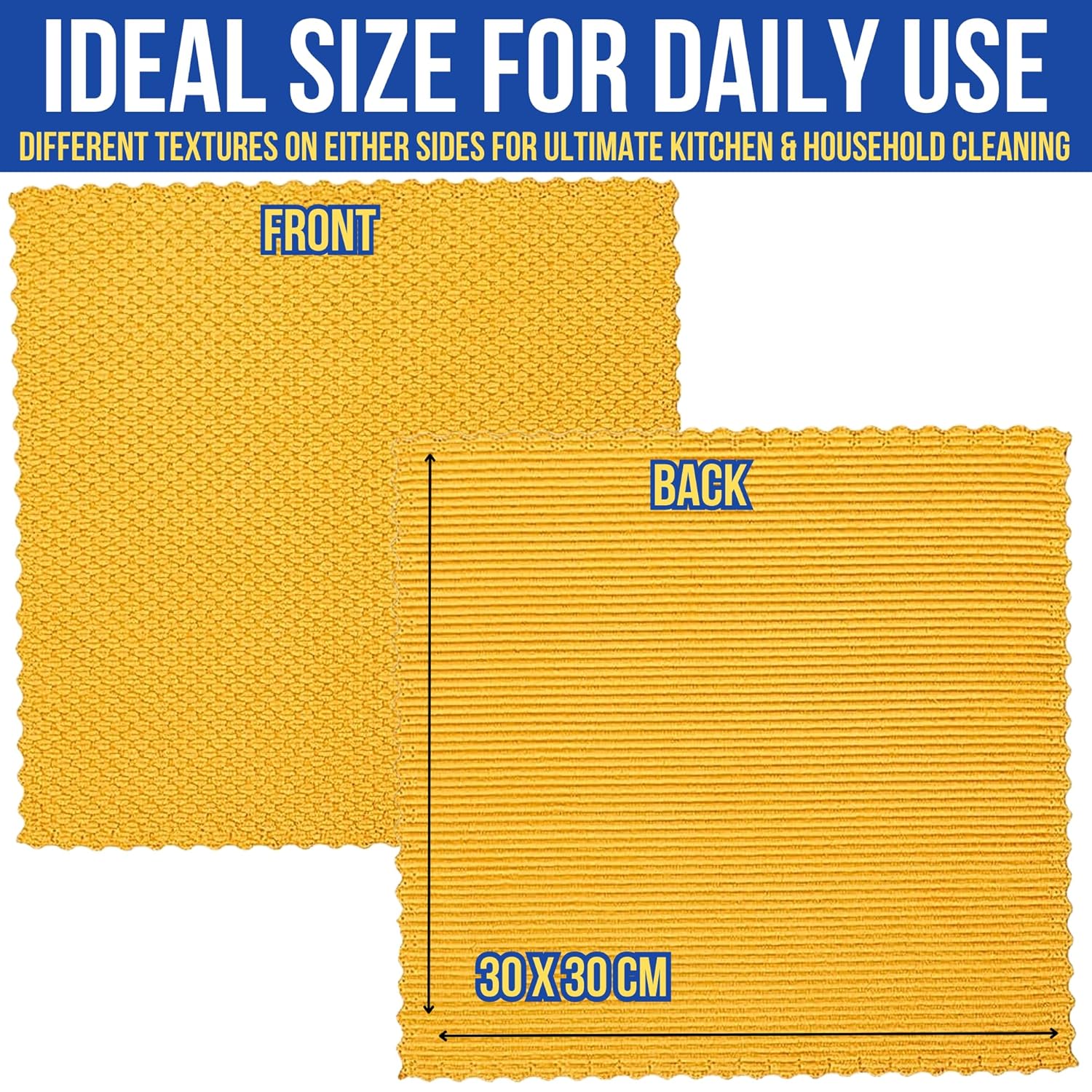 5Pk Microfiber Yellow Towel - Microfiber Cloth For Kitchen - Absorbent Reusable Cleaning Cloth For Kitchen Cleaning Cloth - Gas Stove Cleaning Cloth Size 30 X 30Cm offers donot miss 6 5Pk Microfiber Yellow Towel - Microfiber Cloth For Kitchen - Absorbent Reusable Cleaning Cloth For Kitchen Cleaning Cloth - Gas Stove Cleaning Cloth Size 30 X 30Cm offers donot miss