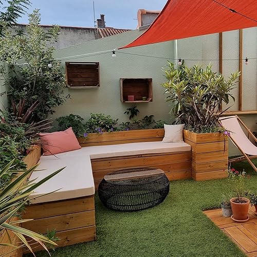 Miniatura 2 de Cojín de banco de tamaño personalizado, cojín de asiento de ventana panorámica, cojín largo de espuma gruesa para tapicería, cojines para sofá,