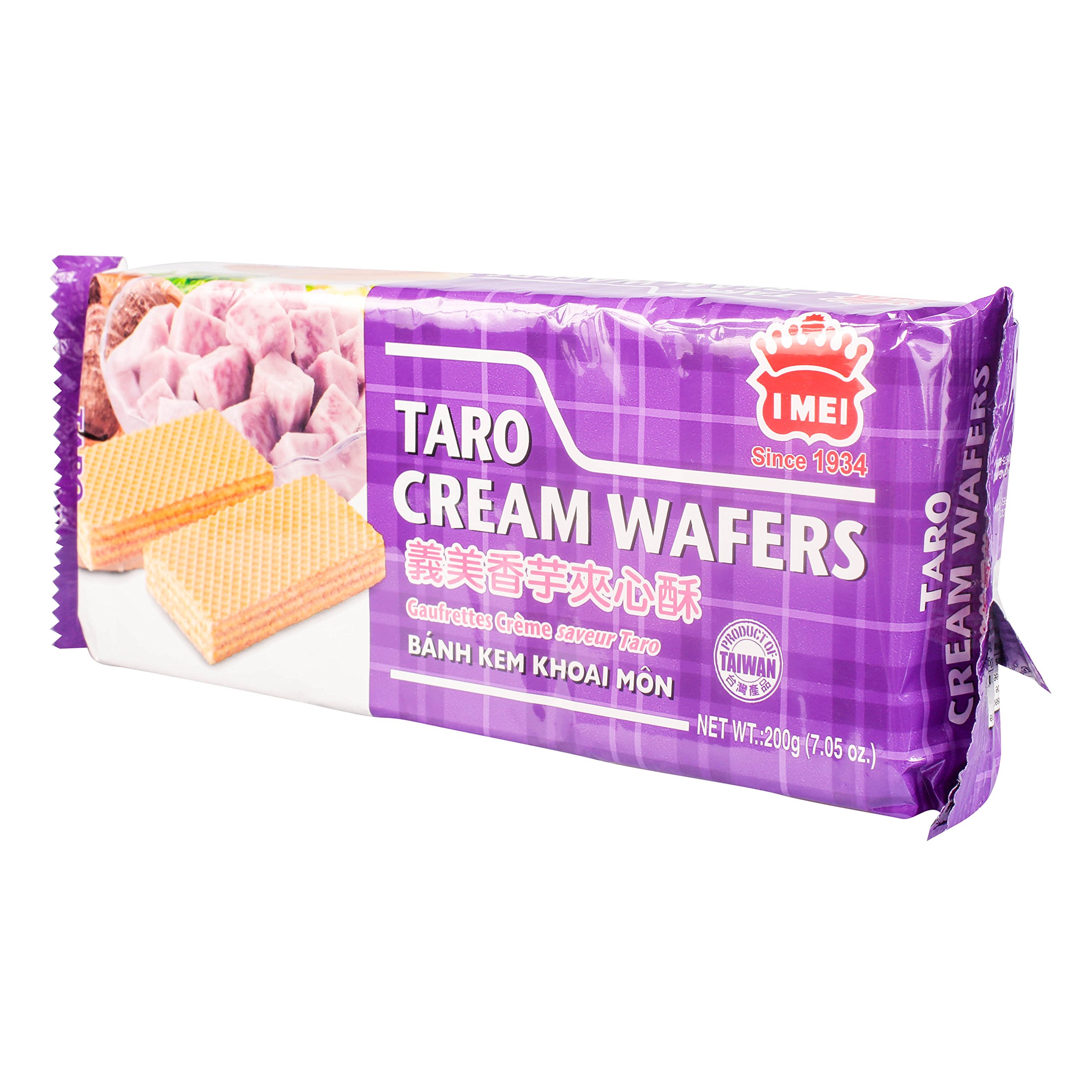 DragonMallI Mei Taro Cream Wafers 7.05 Oz