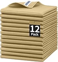 Vista 11 de HOMERHYME Paño de limpieza de microfibra para vidrio, paquete de 12 paños de limpieza de ventanas, paños de pulido reutilizables sin pelusas ni