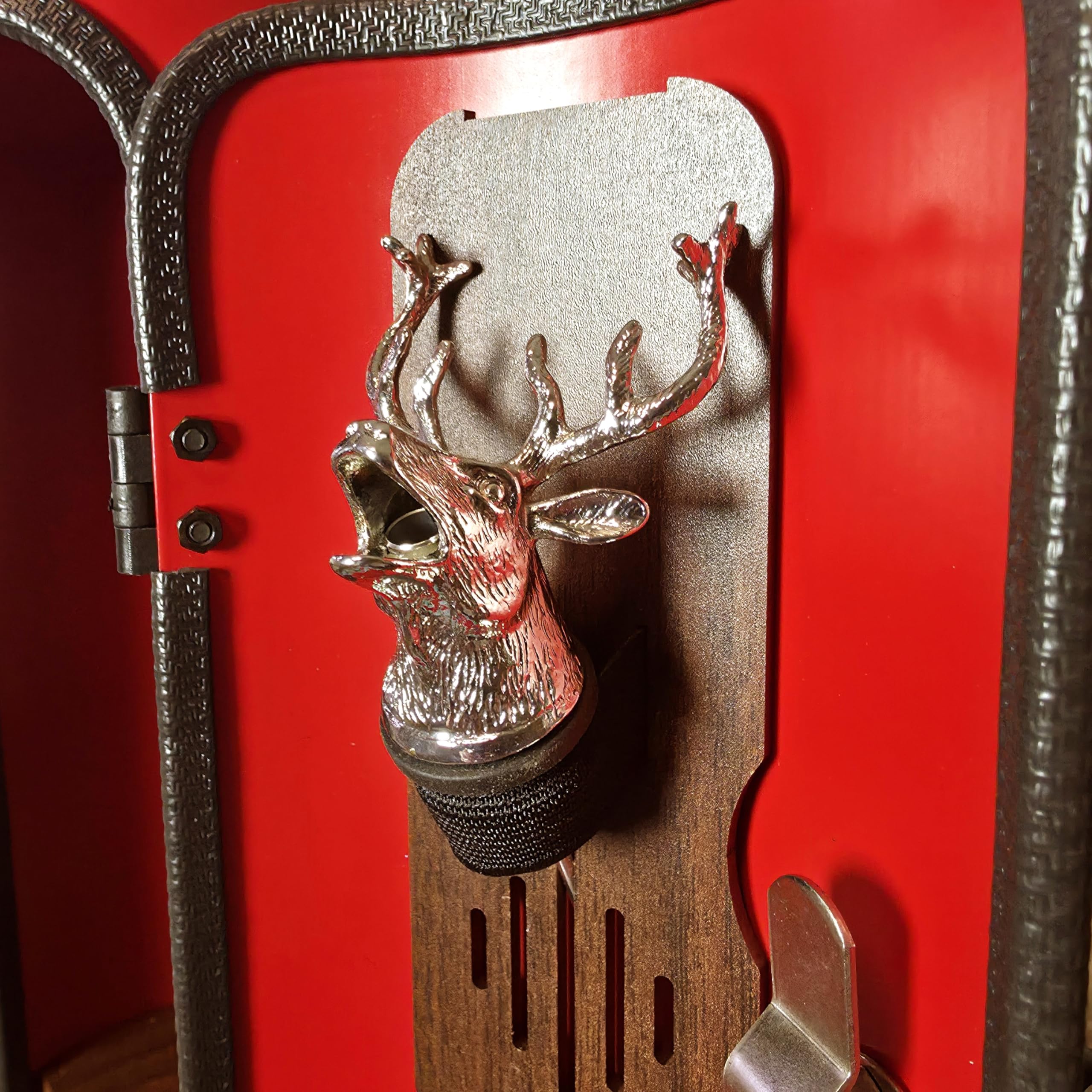 Feuerlöscher Minibar FEUERWEHRLER mit 7-teiligem Zubehör-Set inkl. 3 Schnapsgläser, Whiskysteine, Schnapsausgießer, Feuerzeug und Korkuntersetzer