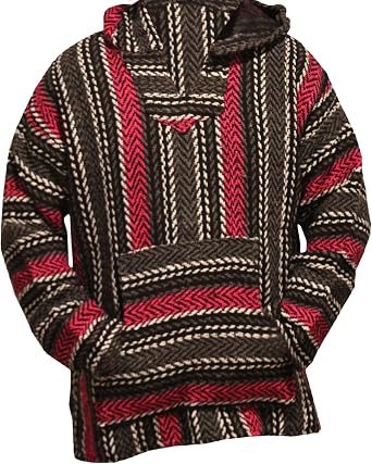 Deluxe Original Mexican Baja Hoodie Jerga Unisex