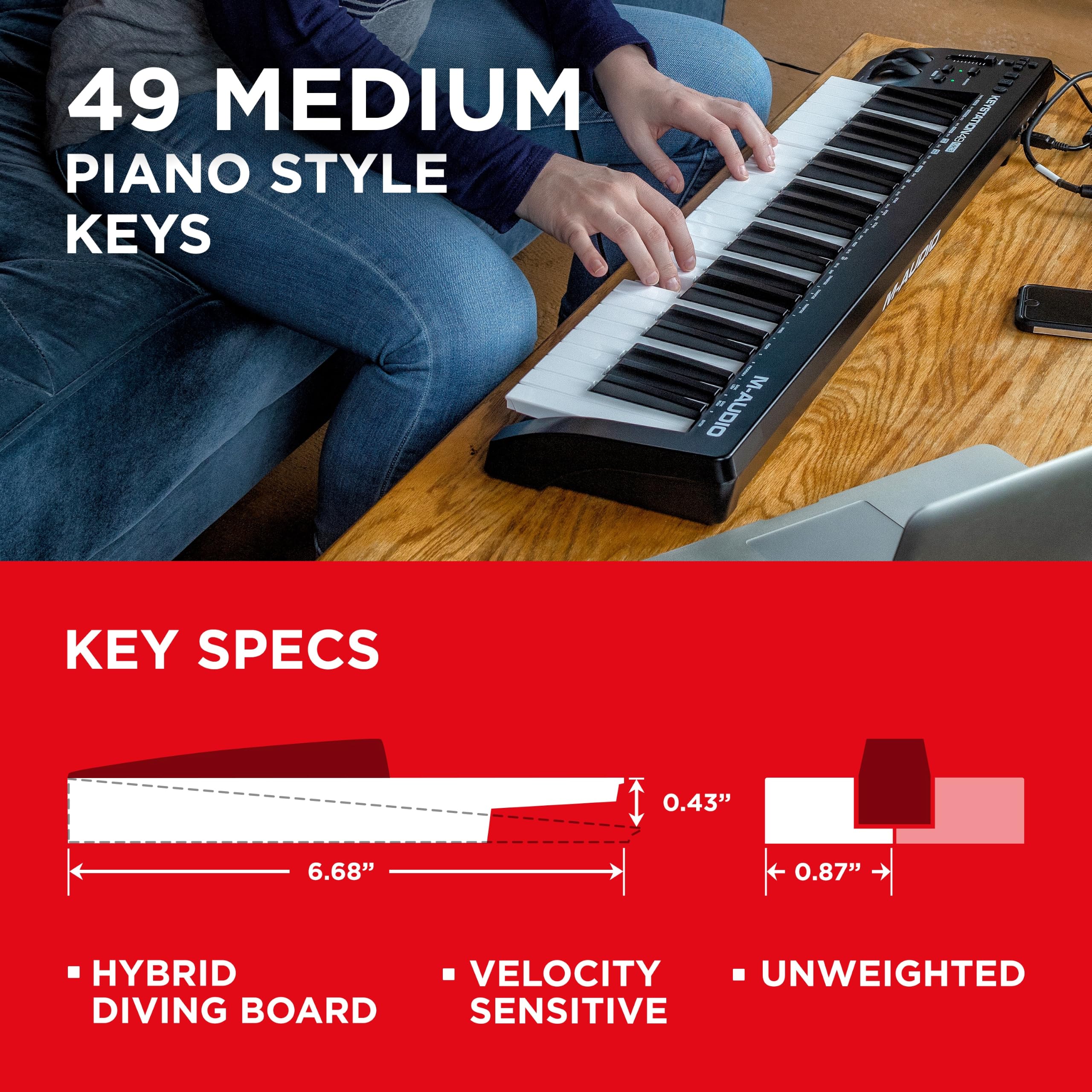 M-Audio Keystation 49 MK3 MIDI Keyboard Controller