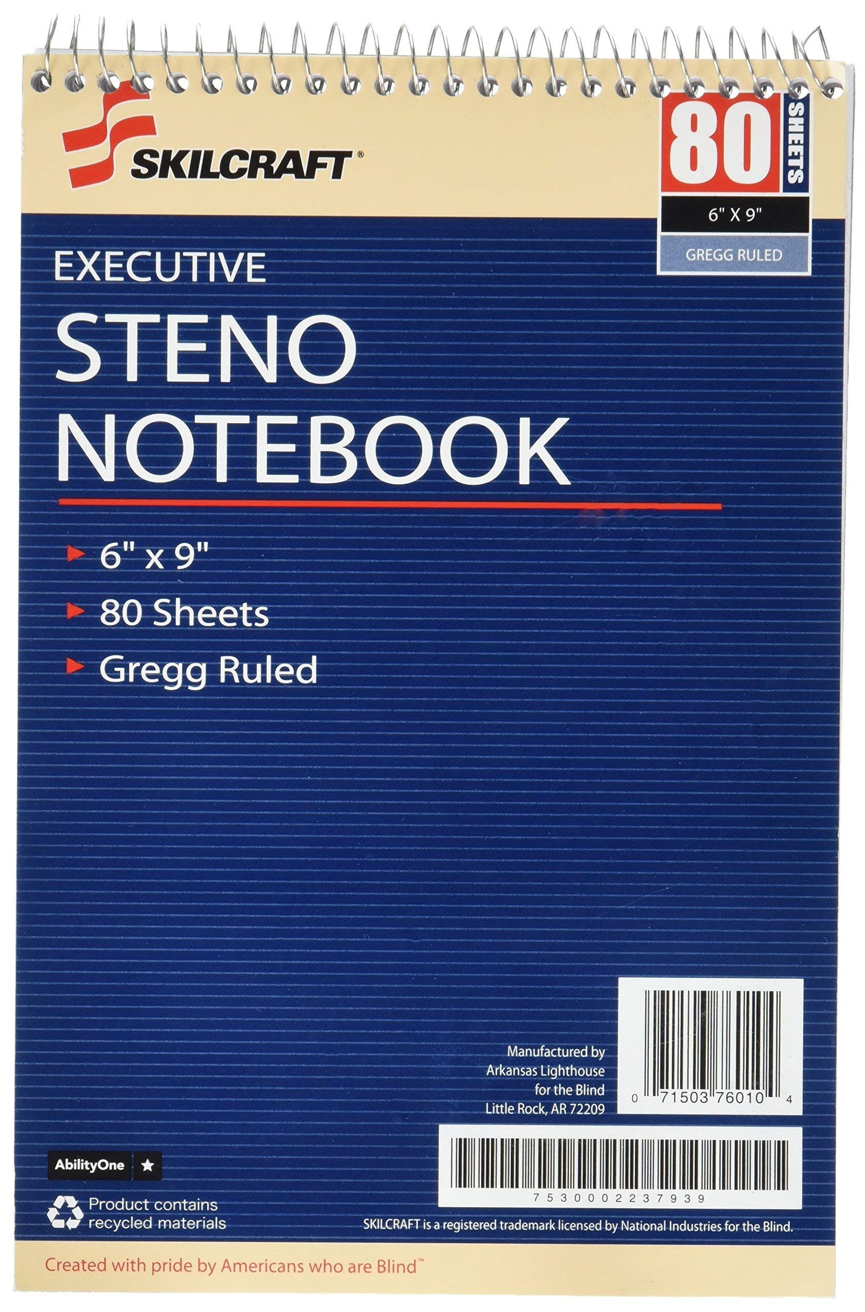 AbilityOne® - NSN2237939 - Executive Steno Notebook Home
