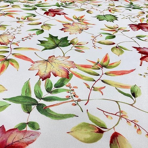 Miniatura 8 de CAIT CHAPMAN HOME COLLECTION Four Seasons Series - Mantel de tela de fácil cuidado con estampado de hojas de olivo y ramas de olivo (rama de oliva,