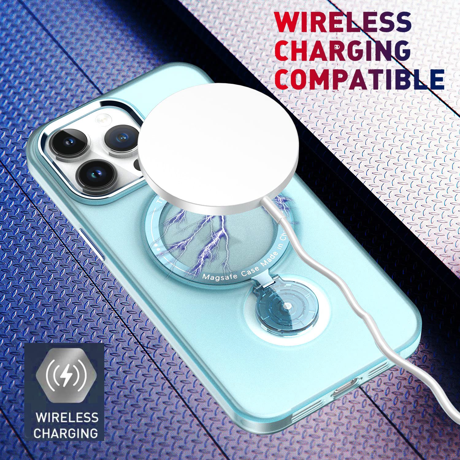 Custodia OGRANEE Per IPhone 13 Pro Max: Magnetica, Antiurto E Con Supporto A 360° Invisibile – Sensazione Di Nudo - 4
