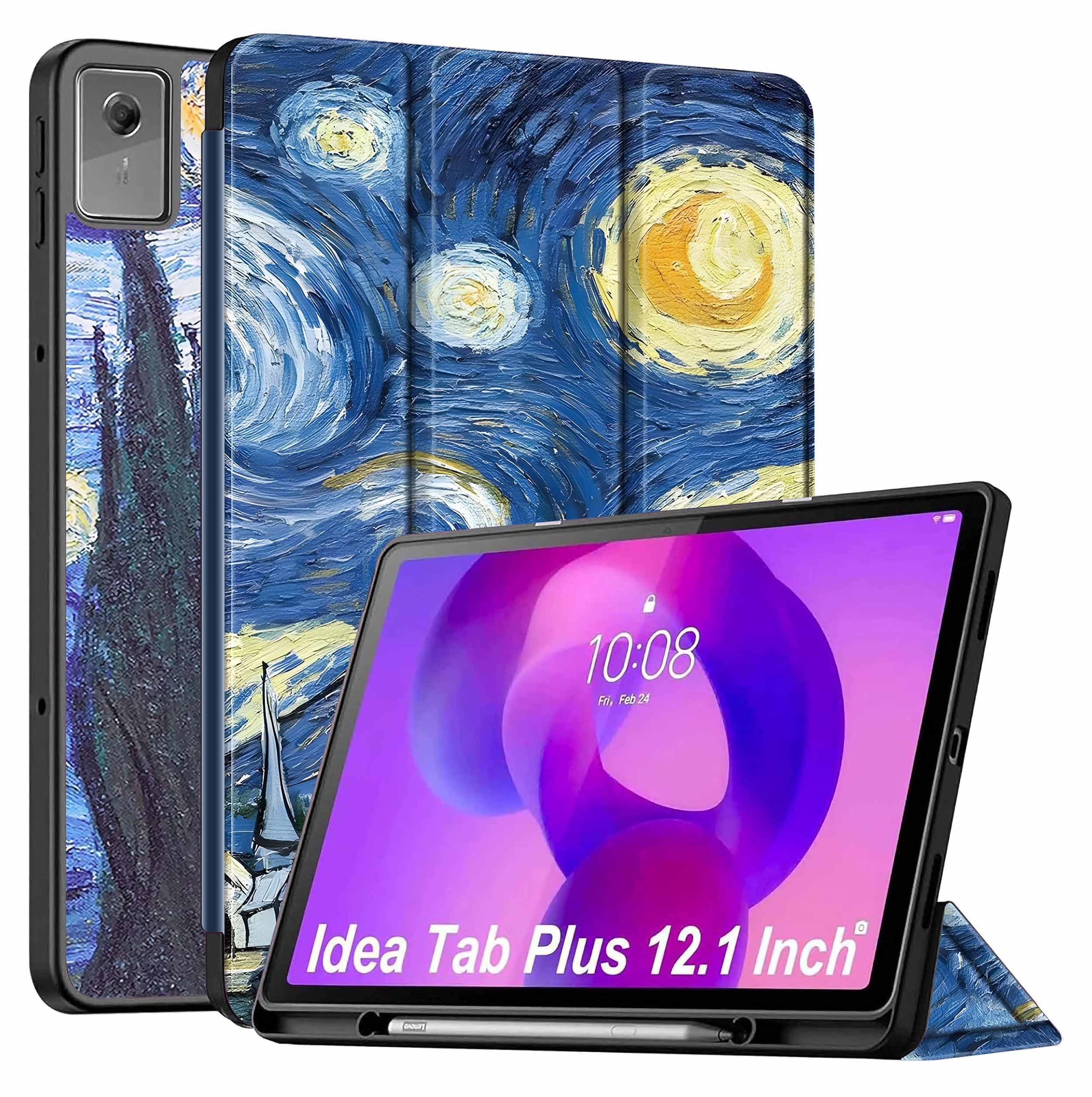 ProElite Cover for Lenovo Idea Tab Plus 12.1 inch 2025 case Cover, Soft Flexible Flip Case Cover for Lenovo Idea Tab Plus 12.1 inch 2025 [Recoil Series] - Black — Amazon image 8