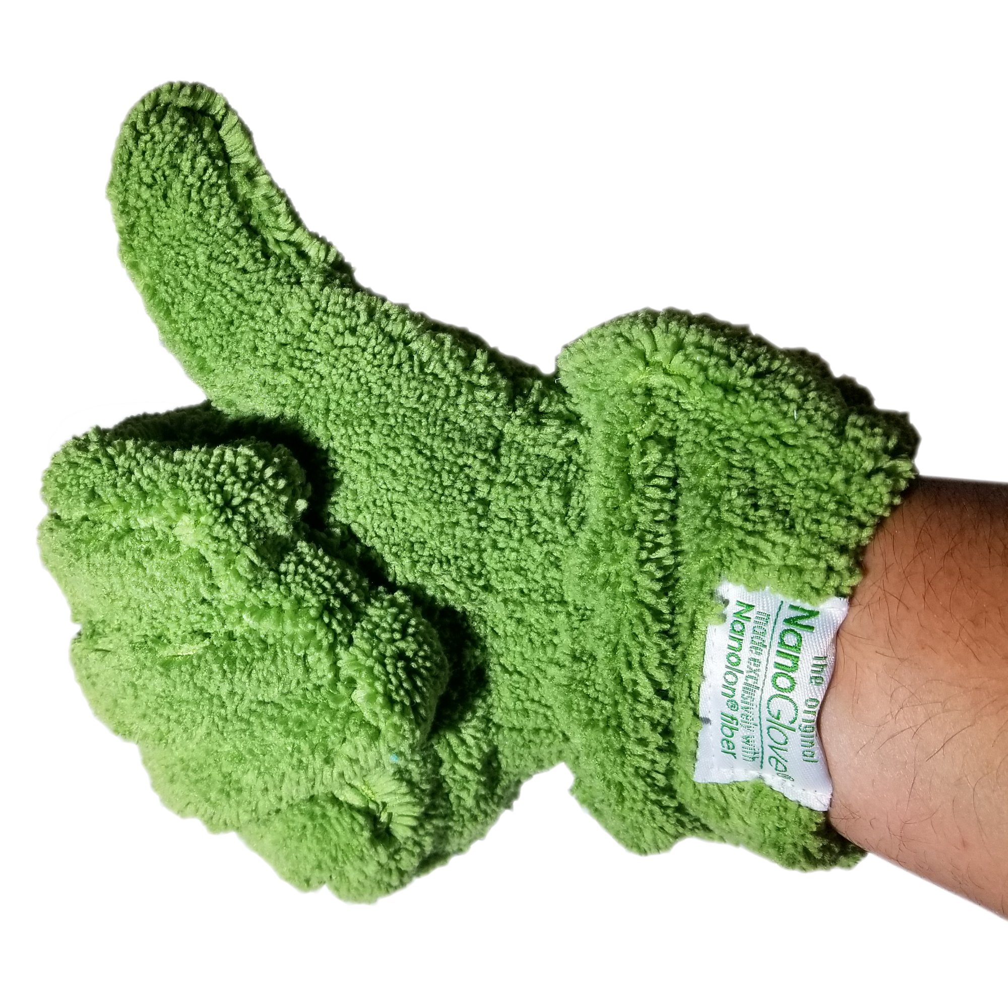 Nano Guante – Manopla de limpieza para el hogar | Reemplaza toallas de papel de microfibra y plumeros de plumas | Limpiador de superficies multiuso para ventana de acero inoxidable, L-XL
