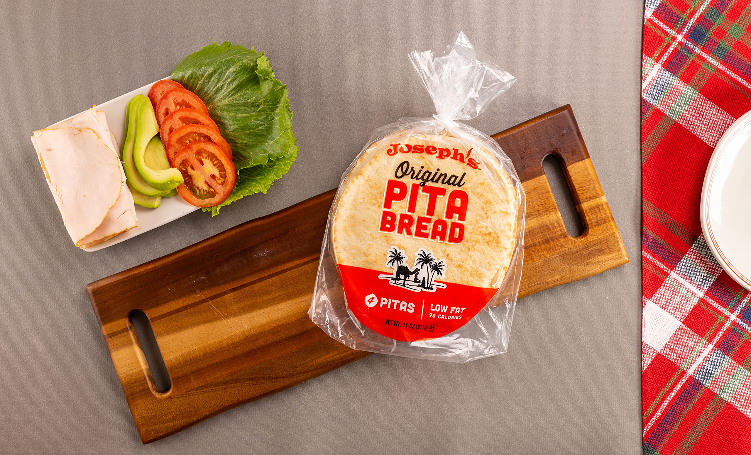 Amazon.com: Joseph's Original White Pita Bread, 1-Pack, Fresh