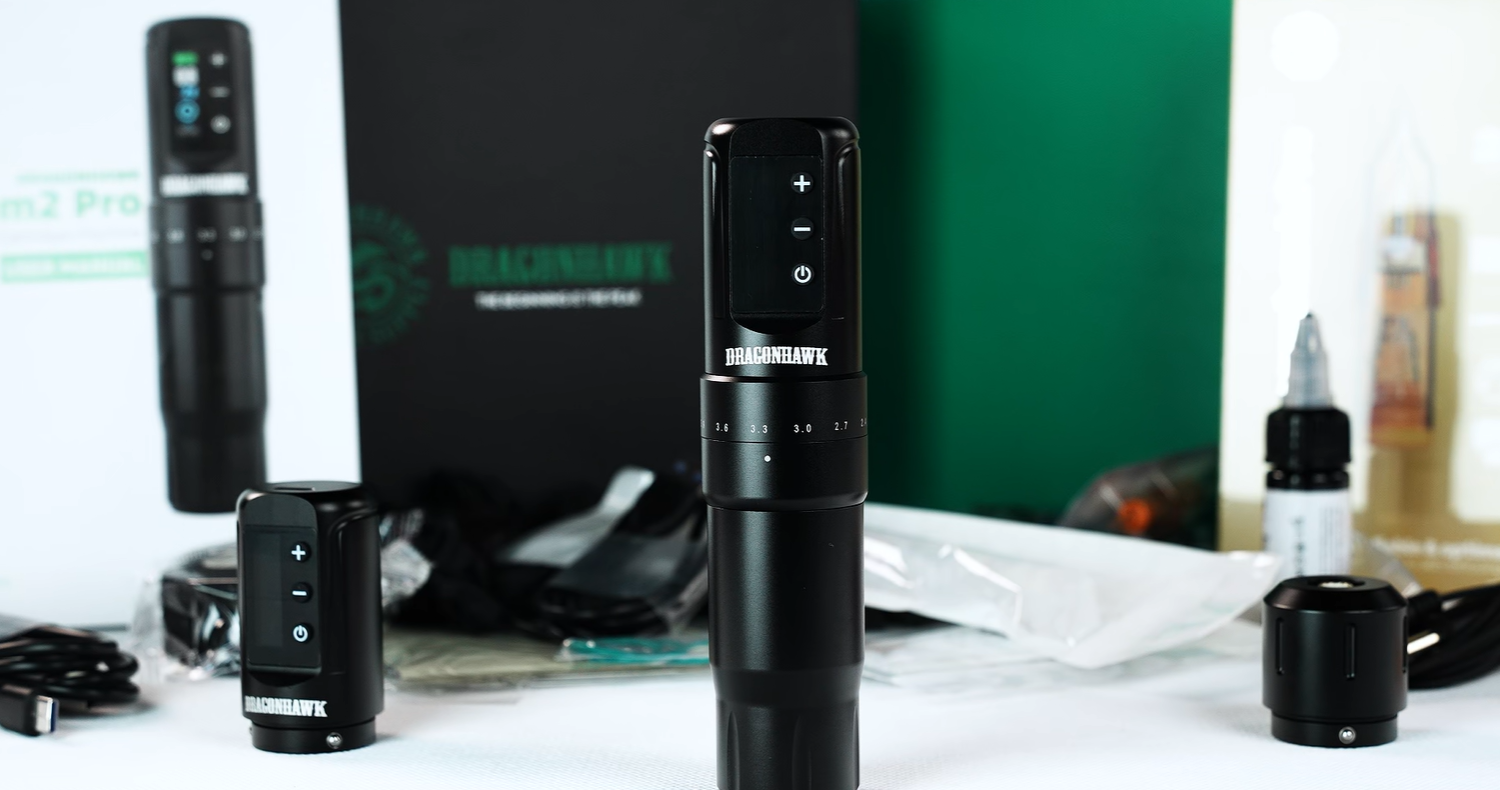 【新品未使用】Dragonhawk Atom2 Pro ワイヤレスデバイス Amazon.com: Dragonhawk Atom2 Pro Wireless Tattoo Pen Kit with 2
