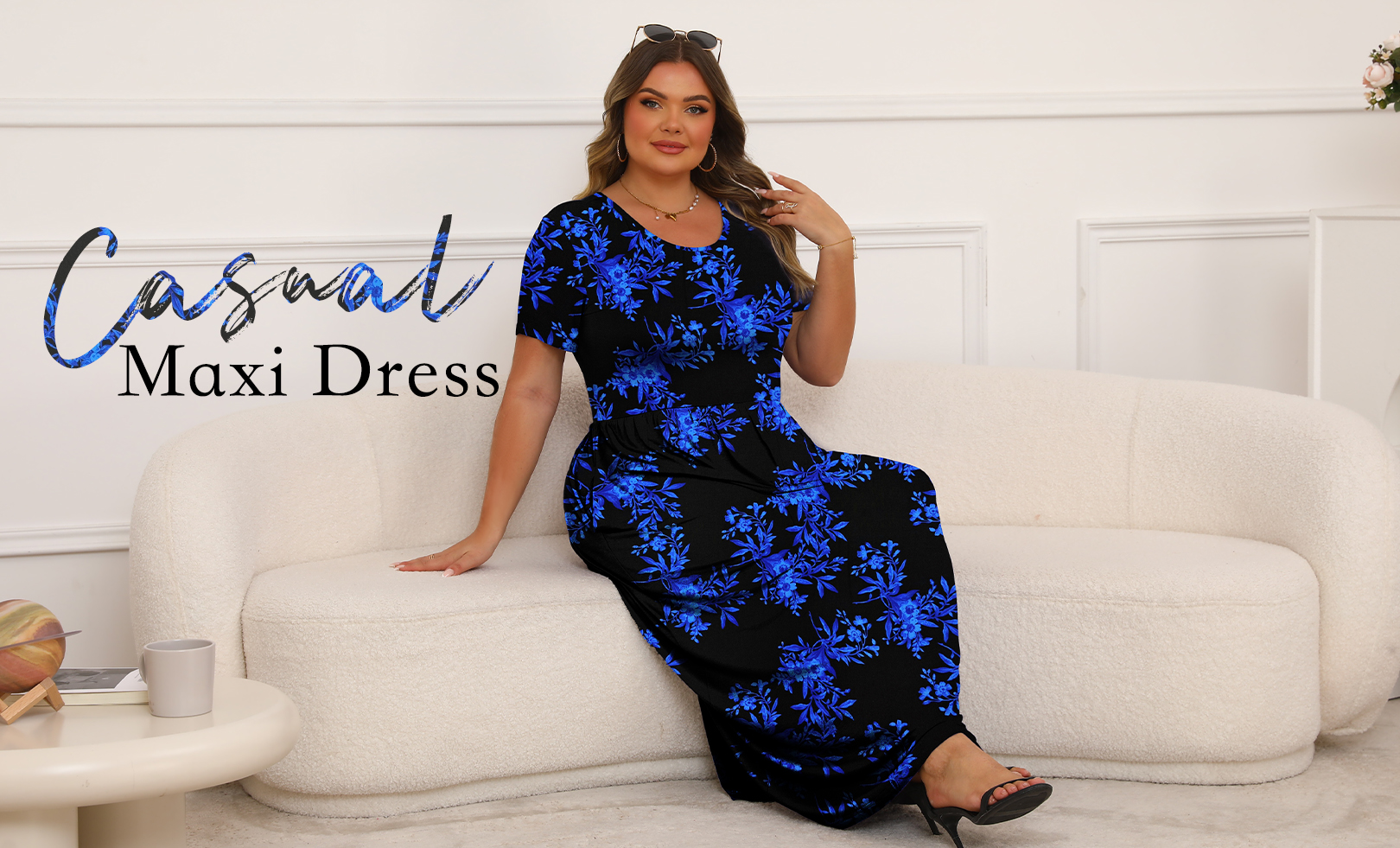 Summer Dress For Women Plus Size Women Plus Size Maxi Dress Loose